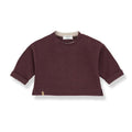 1& In The Family - Long Sleeve Sweater - Eggplant-Long Sleeves-3-6M (6M)-Posh Baby