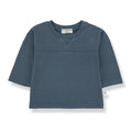 1& In The Family - Long Sleeve Tee - Petrol-Long Sleeves-3M-Posh Baby