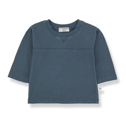 1& In The Family - Long Sleeve Tee - Petrol-Long Sleeves-3M-Posh Baby