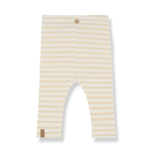 1& In The Family - Ribbed Leggings - Stripe-Bottoms-6M-Posh Baby