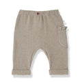 1 More In The Family - Ruffle Pocket Pant - Beige