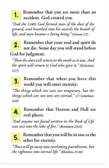 10 Things to Remember (NKJV)
