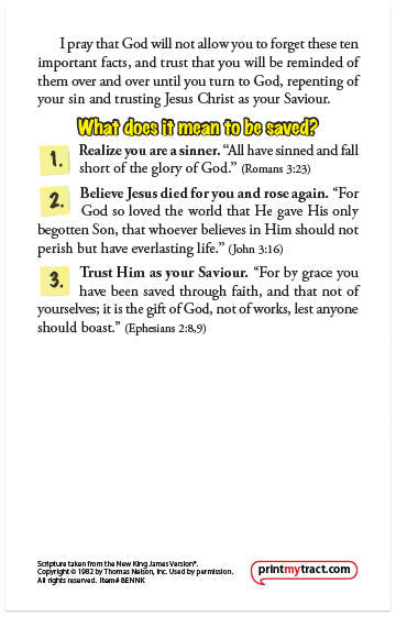 10 Things to Remember (NKJV)