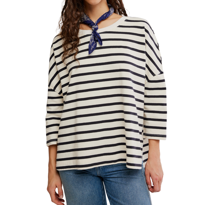 2 Sense Long Sleeve in Ivory