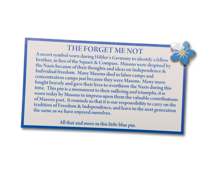 2018/ 2024 Lady Chapman "Forget Me Not" Lapel Pin