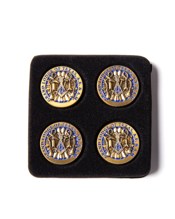 2024 Grand Master's Cufflink and Button Covers Set