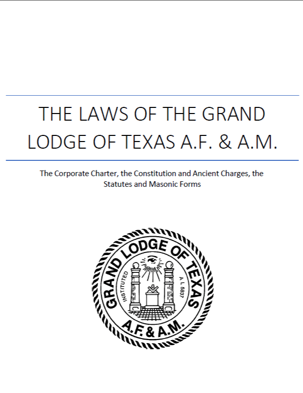 2025 Grand Lodge Constitution and Laws