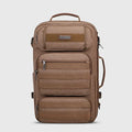 WITZMAN A8023 brown 40L convertible carry-on travel backpack front view
