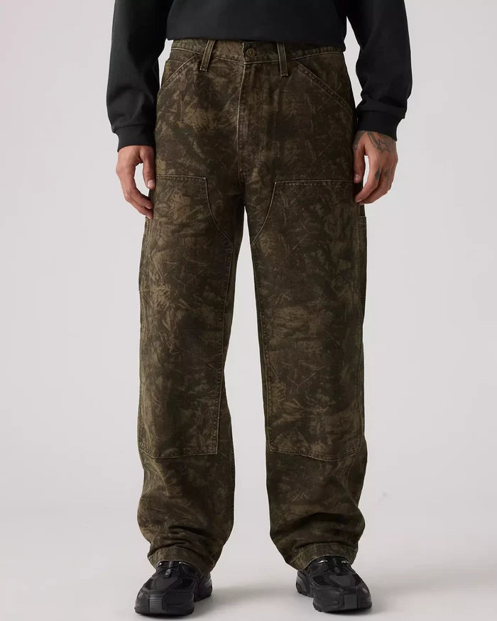 568 Loose Straight Double Knee - Raleigh Camo Dark Olive