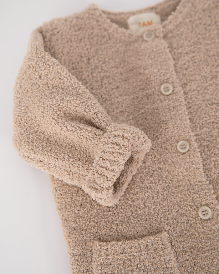 7AM Enfant Long Sleeve Fuzzy Romper - Multiple Colors!