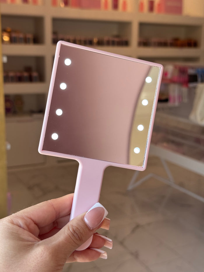 Pink LED Mirror