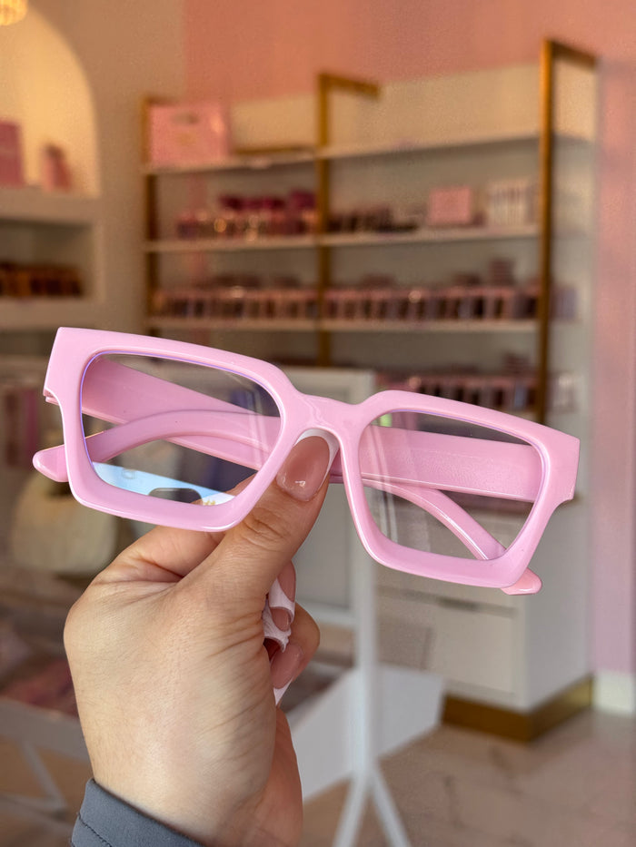 Clear fashion glasses