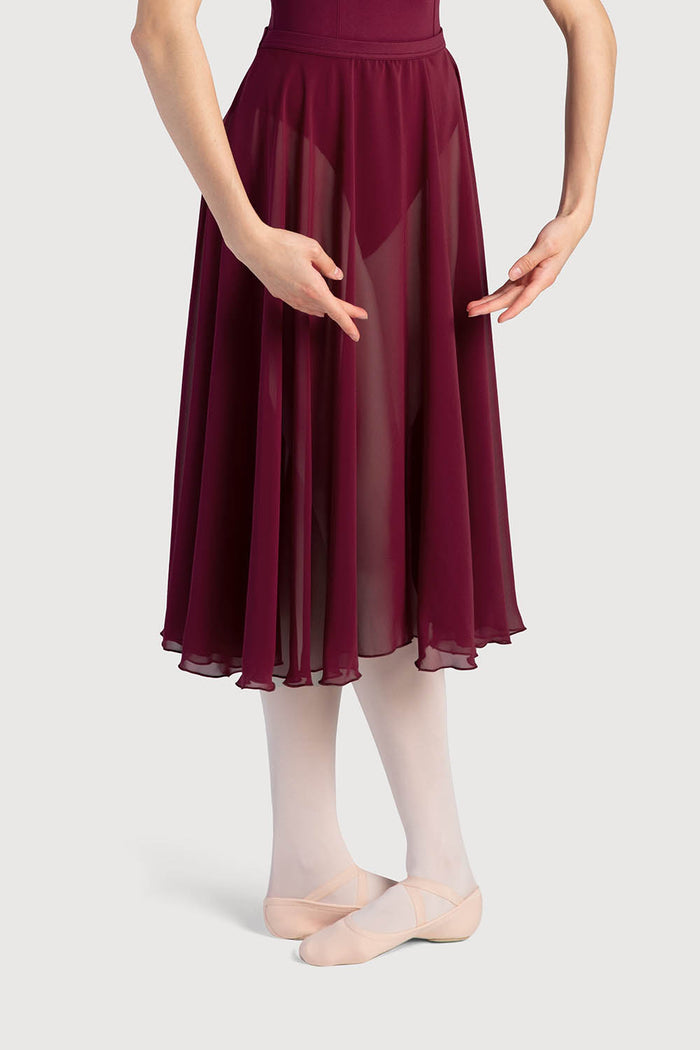 A0321L - Bloch Cambria Full Circle Chiffon Womens Skirt