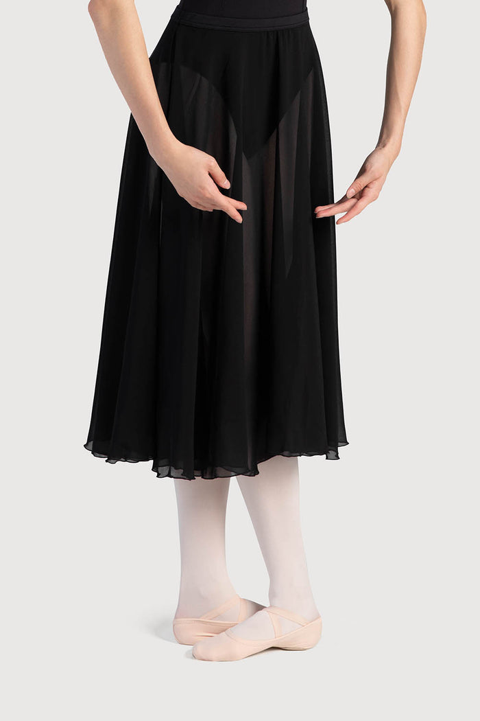 A0321L - Bloch Cambria Full Circle Chiffon Womens Skirt