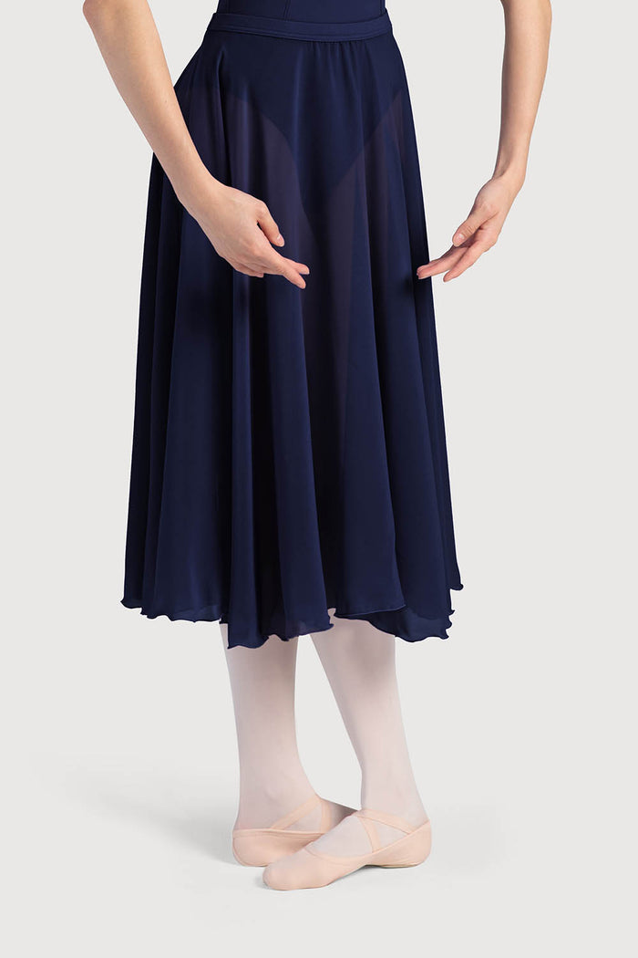A0321L - Bloch Cambria Full Circle Chiffon Womens Skirt