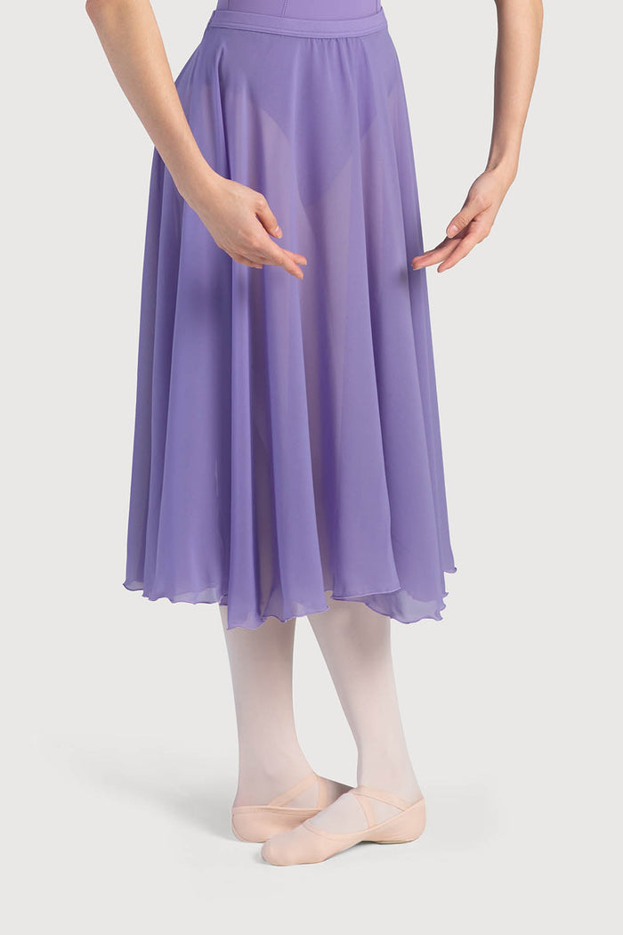 A0321L - Bloch Cambria Full Circle Chiffon Womens Skirt