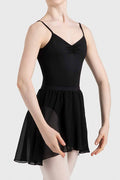 A0362L - Bloch Chezanne Womens Chiffon Mock Wrap Skirt