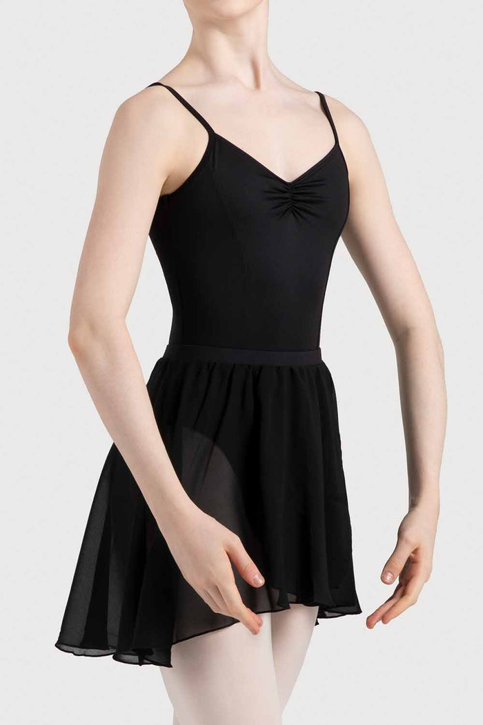 A0362L - Bloch Chezanne Womens Chiffon Mock Wrap Skirt