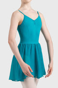 A0362L - Bloch Chezanne Womens Chiffon Mock Wrap Skirt