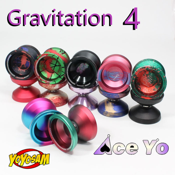 Ace Yo Gravitation 4 Yo-Yo - Mono-Metal Aluminum Yo-Yo with Blasted Body — view 3