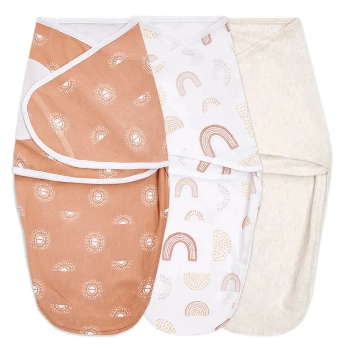 Aden & Anais - Essentials Wrap Swaddle Set (3 pk) - Keep Rising-2-in-1 Swaddles-0-3M-Posh Baby