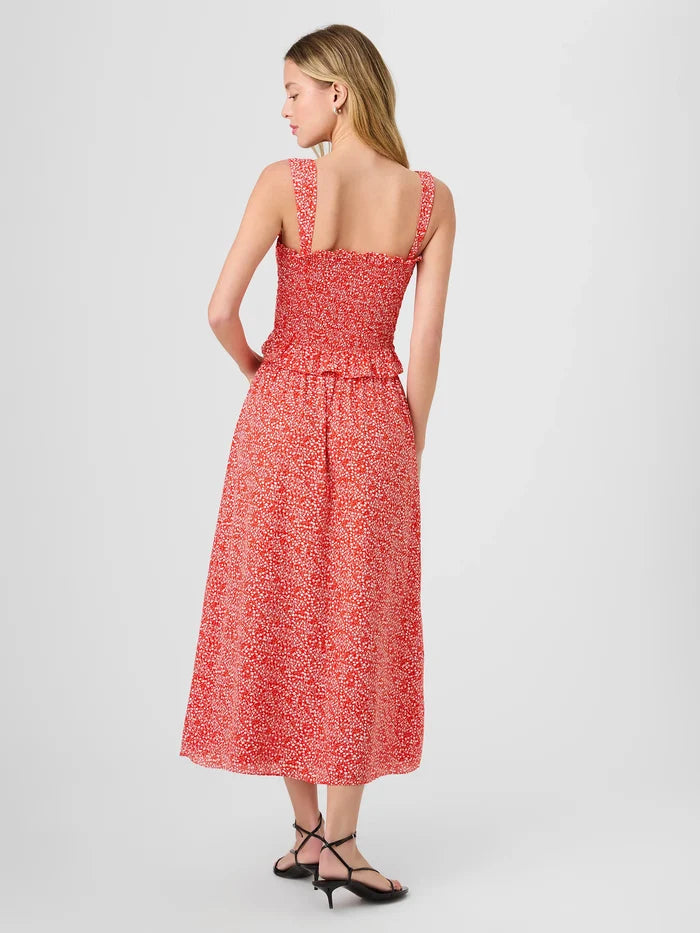 Agnes Crepe Floral Midi Skirt - Madison's Niche