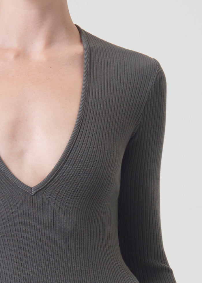 Agolde Zena Bodysuit in Tyre