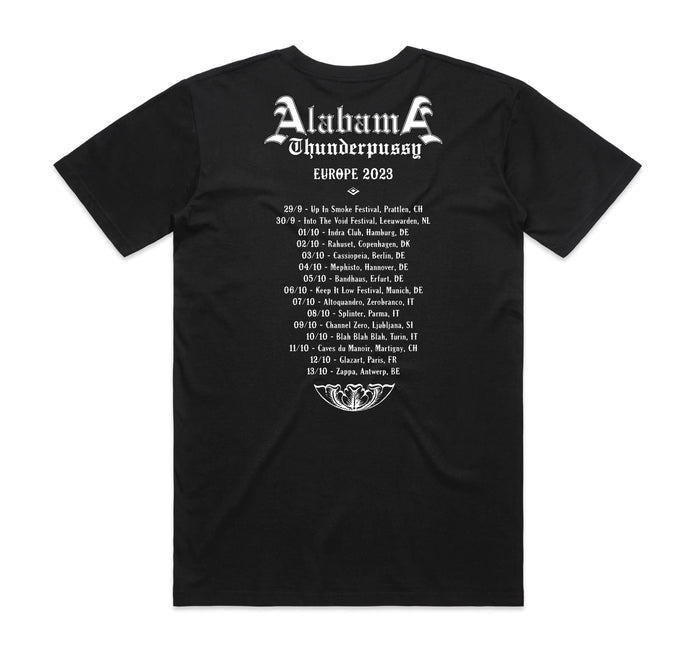 Alabama Thunderpussy Tour 2023 T-Shirt - Bingo Merch