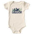All Good Living - Short Sleeve Bodysuit - Oregon