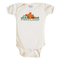 All Good Living - Short Sleeve Bodysuit - Portland Cityscape