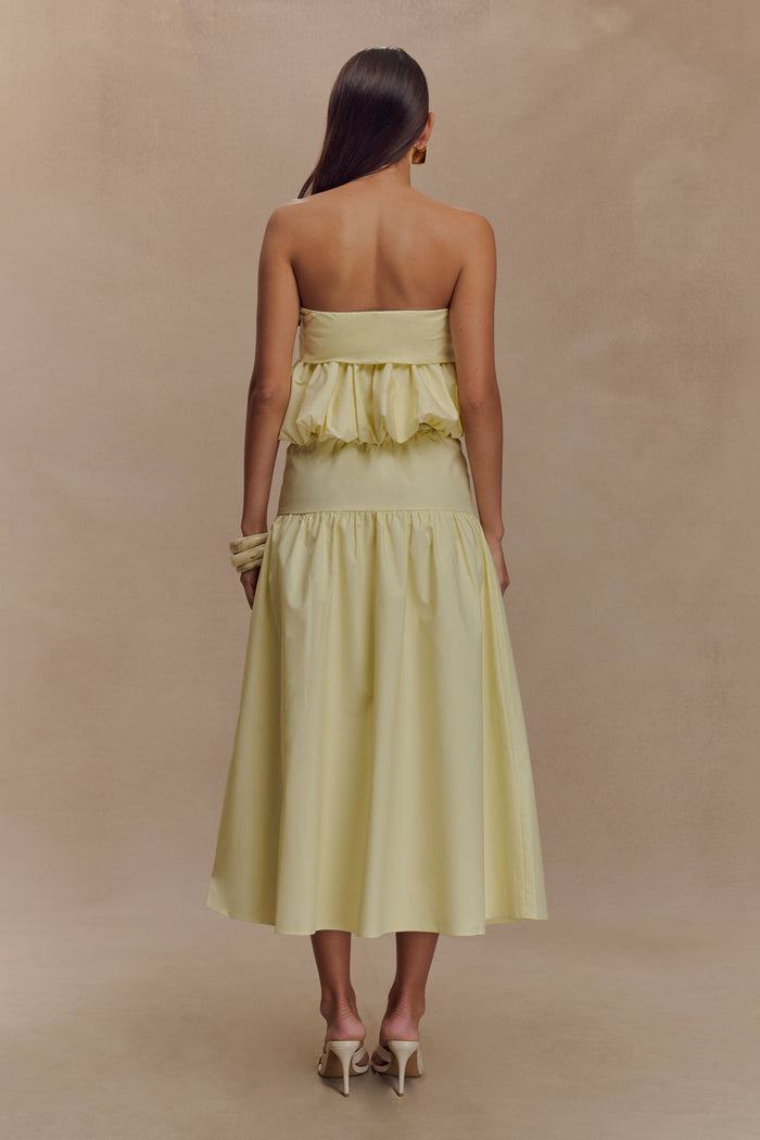 Amirah Midi Skirt - Lemon