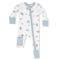 Angel Dear - Convertible Two-Way Zipper Romper - Sea Turtles-Footies + Rompers (Basic)-0-3M-Posh Baby