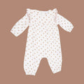 Angel Dear - Long Sleeve Ruffle Romper - Petite Pointe Fleur-Footies + Rompers (Fashion)-18-24M-Posh Baby