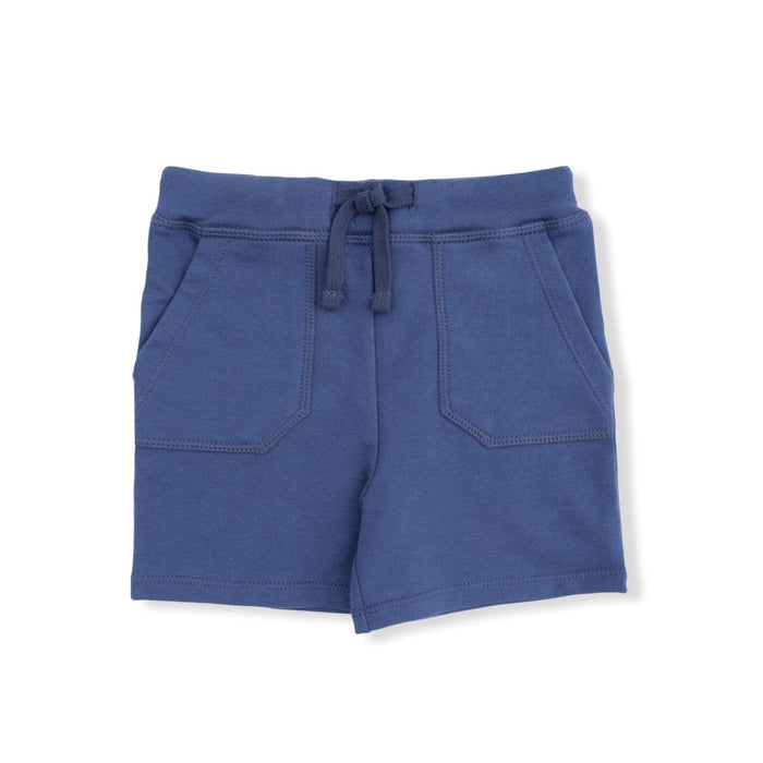 Angel Dear - Organic Polo & Short Set - Blue Crabs-Sets-6-12M-Posh Baby