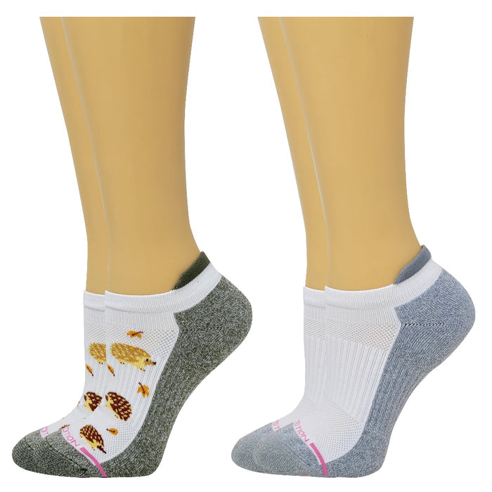 two ankle compression socks