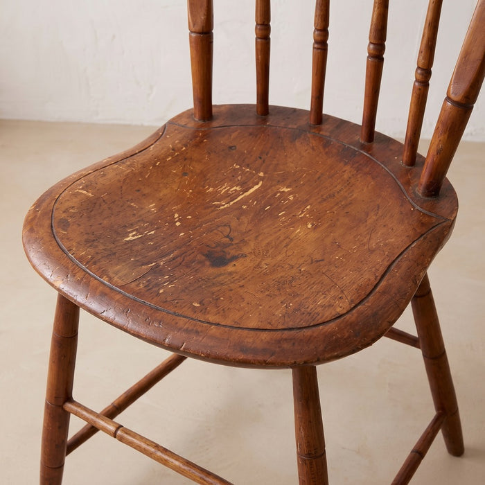 Antique 19th C. Dining Chairs, detail