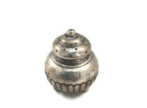 Antique Bigelow Kennard Makers Sterling Silver Salt Shaker at Duckwells