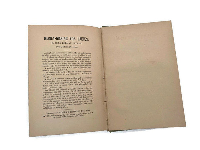 Antique Book New Games for Parlor and Lawn at Duckwells