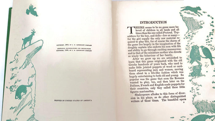 Antique Book, Pinocchio The Story of A Puppet, De Luxe Edition at Duckwells