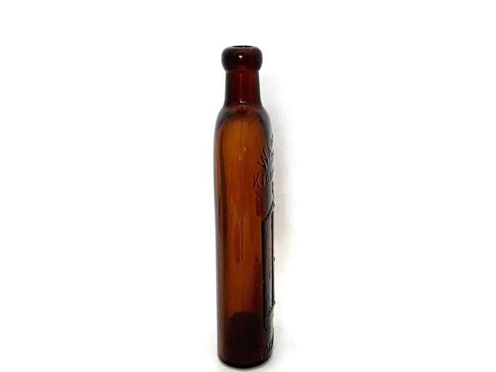 Antique Glass Bottle, Old Warner's Safe Cure Apothocary Collectible at Duckwells