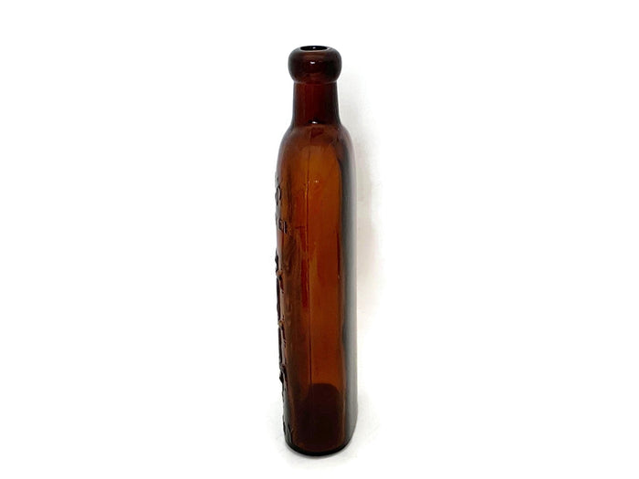 Antique Glass Bottle, Old Warner's Safe Cure Apothocary Collectible at Duckwells