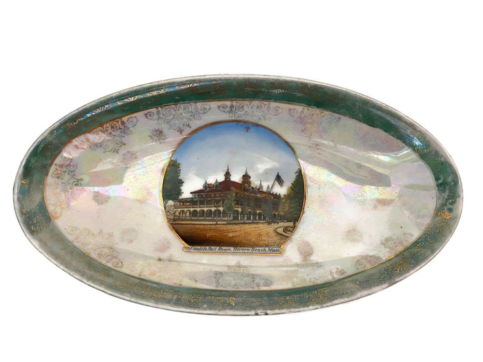 Antique Revere Beach Massachusetts Souvenir Dish at Duckwells