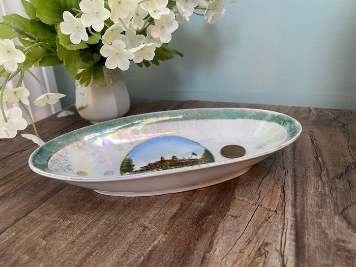 Antique Revere Beach Massachusetts Souvenir Dish at Duckwells