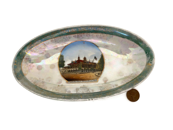Antique Revere Beach Massachusetts Souvenir Dish at Duckwells