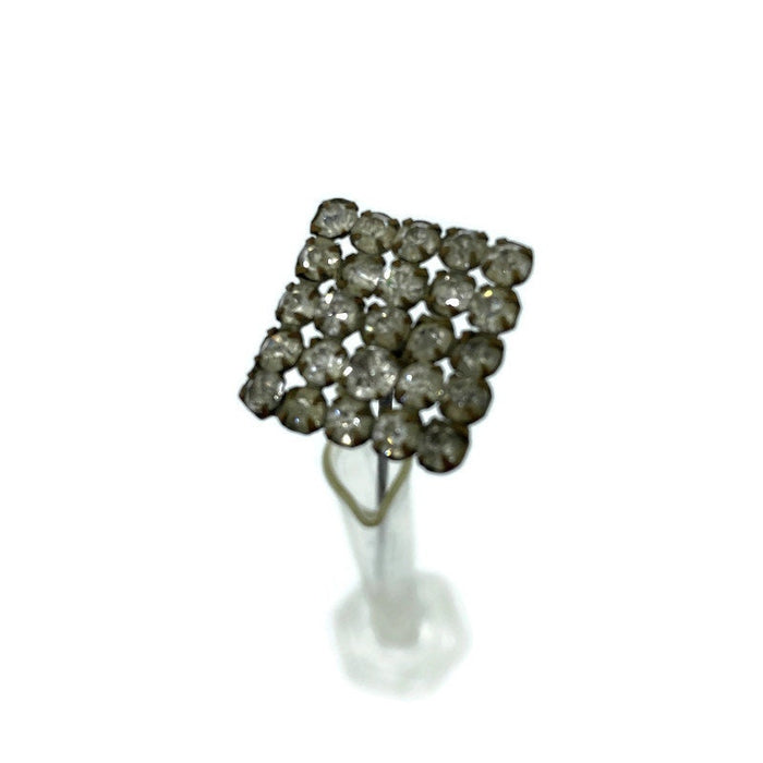 Antique Rhinestone Hat Pin, 8 1/2" tall Collectible at Duckwells