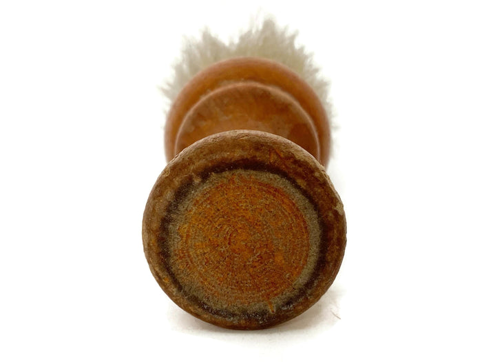Antique Shaving Brush with Wood Handle at Duckwells