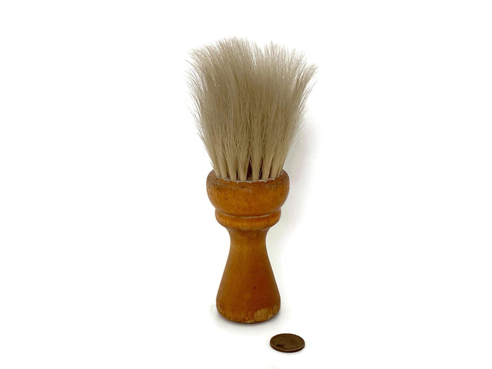 Antique Shaving Brush with Wood Handle at Duckwells