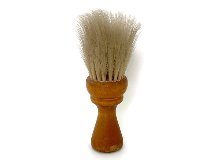 Antique Shaving Brush with Wood Handle at Duckwells