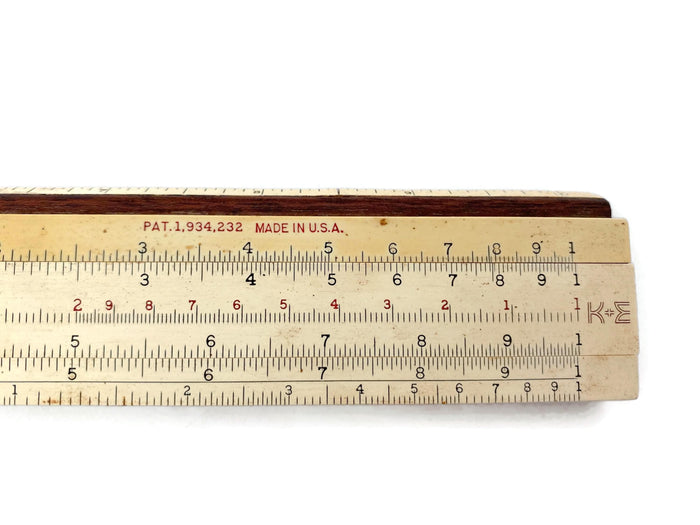 Antique Slide Rule Keuffel and Esser N4043-3 at Duckwells