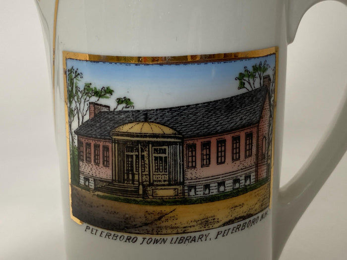 Antique Souvenir Creamer, Peterboro, New Hampshire at Duckwells